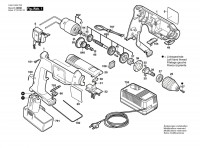 Bosch 0 601 933 742 GBM 9,6 VES-3 Batt-Oper Drill 9.6 V / GB Spare Parts GBM9,6VES-3